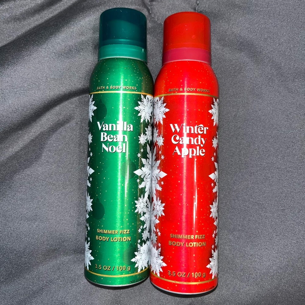 Bath and body works shimmer fizz body lotion